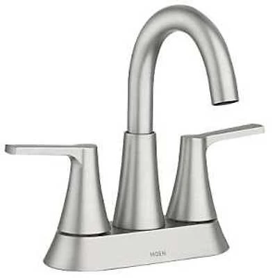 Mika 2-Handle High-Arc Bathroom Faucet, Spot-Resistant Brushed Nickel