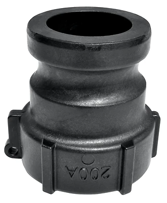 272110008 1 In. Fpt Black Polypropylene Series A Male Adapter
