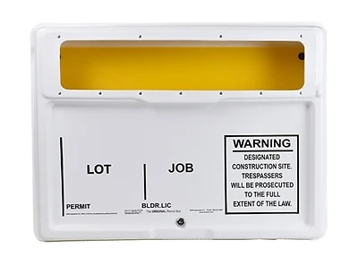 21 In. X 27 In. X 4 In. Outdoor/indoor Posting Permit Box With Window And Lock
