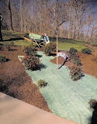4 Ft. X 101 Ft. Polypropylene Single Net Excelsior Erosion Control Blanket