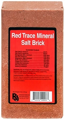 Roto Salt 40003 Trace Mineral Salt Block, 4 Lb, For Livestock