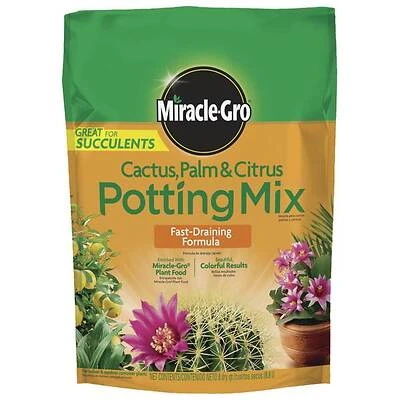 Cactus, Palm & Citrus Potting Mix, 8 Quarts For Thriving Plants