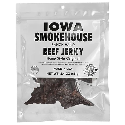 Homestyle Original Beef Jerky 2.4 Oz Packet - Premium Quality Snack