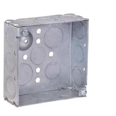 Southwire 52151-S-UPC 4 In. X 4 In. Welded Steel Square Electrical Box