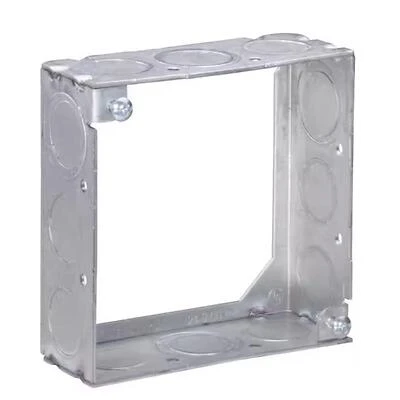 Southwire 53151-S-UPC 4 In. X 4 In. Square Steel Box Extension Ring
