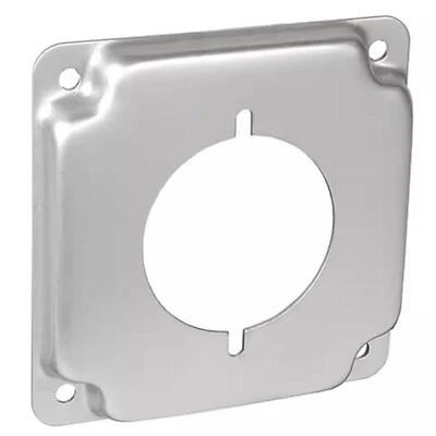 2.156 In. Dia. Receptacles 4 In. X 4 In. Square Device Cover