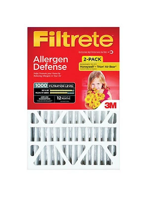 3m Filtrete 16 In. W X 25 In. H X 4 In. D Pleated Air Filter - 2 Pack