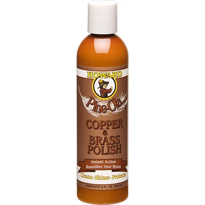 Howard Pine-Ola CB0008 Brass and Copper Polish Cream, 8 Oz