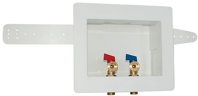 1/2 Inch Sweat Dual Outlet Washing Machine Outlet Box With 3/4 Inch Mht Outlet