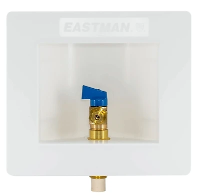 1/2 In. Cpvc Ice Maker Outlet Box With Quarter Turn Valve