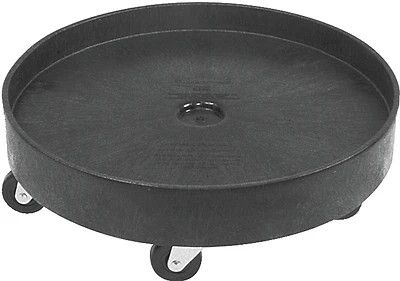 Universal Drum Dolly, 500 Lb Capacity, Black
