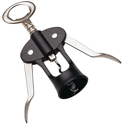 Chef Craft 20168 Winged Corkscrew with Bottle Opener, 6.25 In.