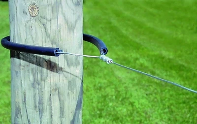 Ht20wai10 Electric Fence Wrap Around Insulator - Black Polyethylene