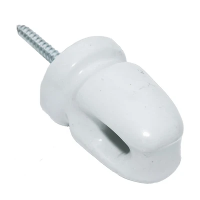 Zareba MP-1929 Large Screw-In Ceramic Insulator, 5-1/4 In., White