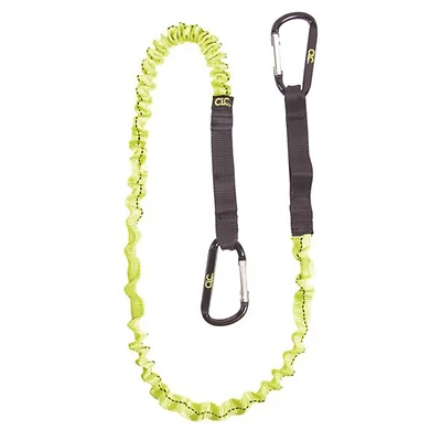 Clc Polyester Fabric Carabiner Tool Lanyard 39 To 56 In. L Black/yellow