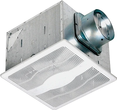 Es80s 80 Cfm Ceiling Exhaust Fan, 12-3/4 In L, 12-7/8 In W, 1-speed