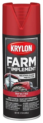 Farm Equipment Gloss Troy Bilt Red Spray Paint 12-ounce Can