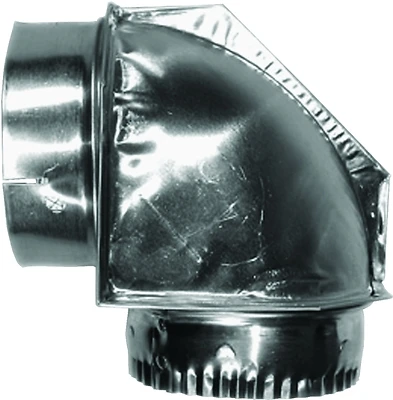 Builder's Best 010151 Aluminum Dryer Elbow, 90 Degree, Snap-Lock, 4 Inch
