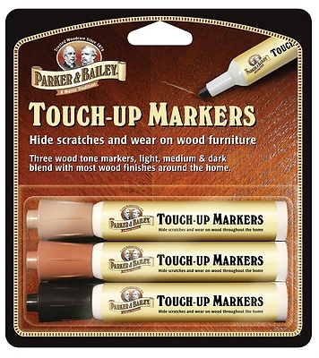 Parker & Bailey 220002 Wood Touch-Up Markers, 3 Pack