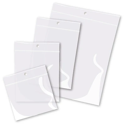 4 In. W X 6 In. L Clear Reclosable Bags, Model 1163