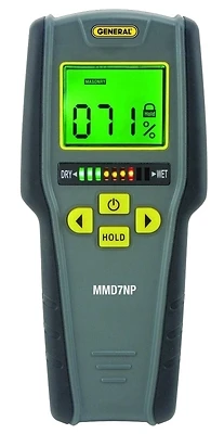 General Tools MMD7NP Digital Pinless Moisture Meter, Wood and Drywall