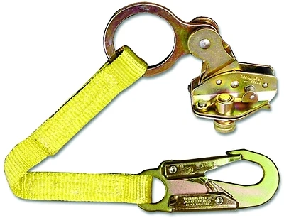 Removable Rope Grab With 18 Inch Extension Lanyard For Fall Protection Safety