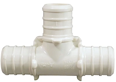 Pxpat345pk 3/4 In. Plastic Pex Barb Tee Fittings 5 Pk