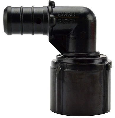 1/2 In. Plastic Pex Barb X Female Swivel 90-degree Elbow (5 Pk), 200 Psi
