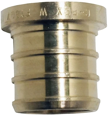 1/2 In. Brass Pex Barb Plug 5-pack Apxp125pk For Pex Piping Systems