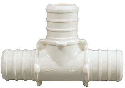 Apollo PXPAT125PK PEX Barb Tee, 1/2 In., Poly Alloy, 5-Pack