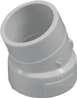 Canplas 192564 DWV PVC 22.5 Degree Street Elbow, 4 In.
