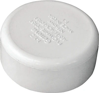 1-1/2 Inch Pvc Dwv Hub Pipe Cap - Durable White Connection