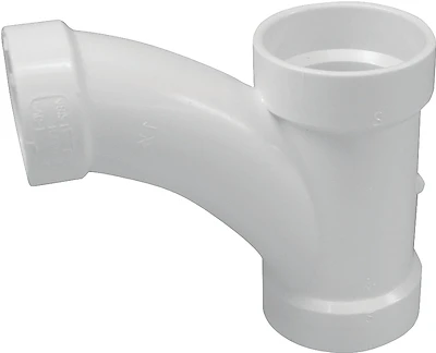 4 X 4 X 3 Inch Dwv Pvc Reducing Combination Tee Wye Pipe