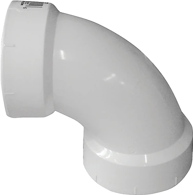 1-1/2 Inch Pvc 90 Degree Sanitary Dwv Elbow Pipe Fitting