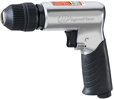 3/8" Heavy-duty Reversible Air Drill Model 7811g With Keyless Chuck