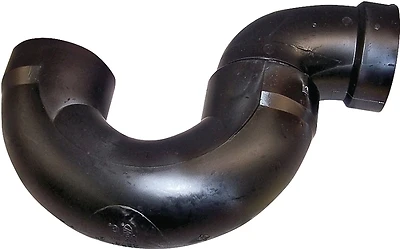 1-1/2 Inch Abs P-trap With Hub Connection - Canplas Model 103201sbc