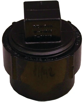 3 Inch Abs Cleanout Body With Plug, Schedule 40, Fnpt X Spigot Connection