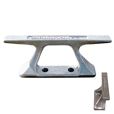 Silver Aluminum Dock Cleat 8 Inch Model 15110 For Marine Use