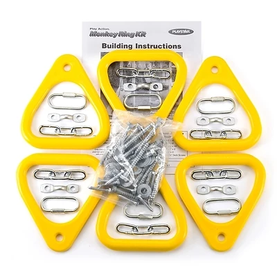 Ps 7744 Monkey Ring Kit - Durable Polyethylene Jungle Gym Accessory