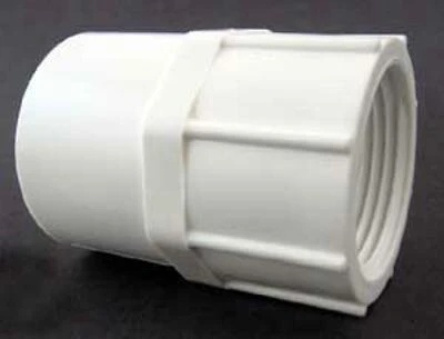 035562 1-1/4 In X 2.42 In Pvc Solvent Weld Pipe Adapter, Socket X Fpt, Sch 40