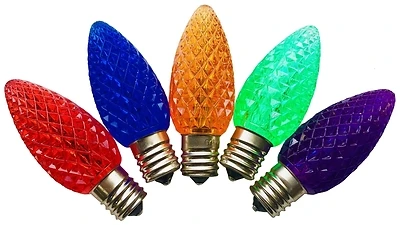 24990 Intermediate Lamp Base Led Bulb, Multi Color, Indoor/outdoor Use
