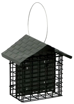 Stokes Select 38070 Suet Basket Bird Feeder, Metal, 4 Lb., 2 Ports