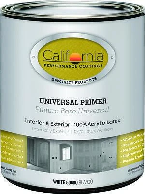 Universal Primer F50600-4, 1 Quart, High-performance Acrylic Latex