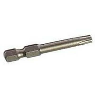 T40 Star Drive Power Bit, 1/4 In Hex Shank, 3 Pieces