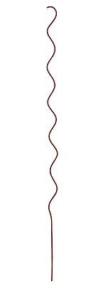 Midwest Air Technology 901267RD6 Twisted Garden Stake, 60 In, Steel, Red