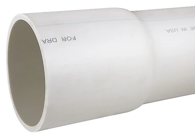 Pvc Foam Core Pipe 4 Inch Diameter X 20 Feet Length Bell Schedule 40