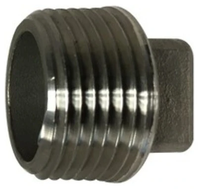 62672b 3/8 Inch Stainless Steel Cored Plug - High Quality Fitting