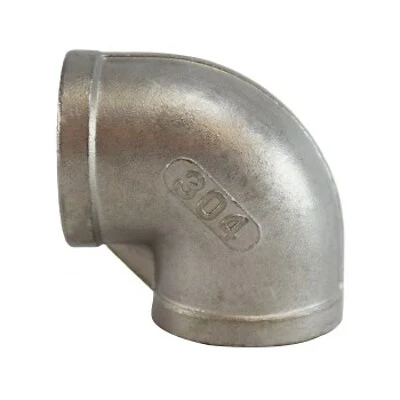 62102b 3/8 Inch Stainless Steel 90 Degree Elbow Fitting