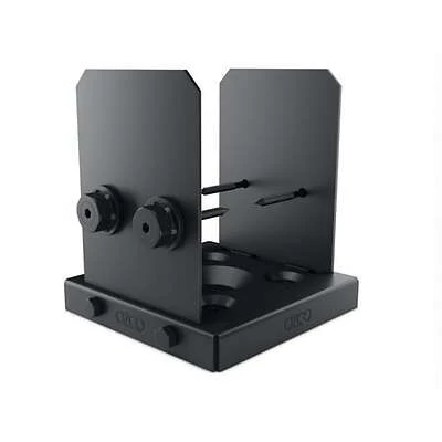 ANCHOR DISTRIBUTING 6 in. x 6 in. Ironwood Lite Galvanized Black Powder Coated Steel Post Base Connector Kit