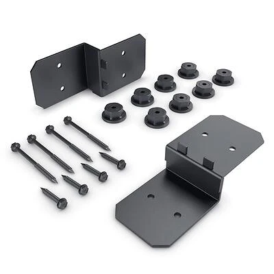 Ironwood 3.25 in. x 8 in. x 1.5 in. 2 in. Adjustable Galvanized Steel Post to Beam Connector (2 Per Box)